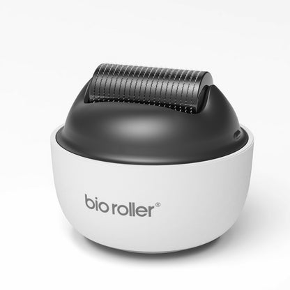 Bio Roller G4 microneedling-rolo com agulhas de 0,75 mm para uma estrutura de pele melhorada, aumento da produção de colágeno e absorção eficaz de soro.